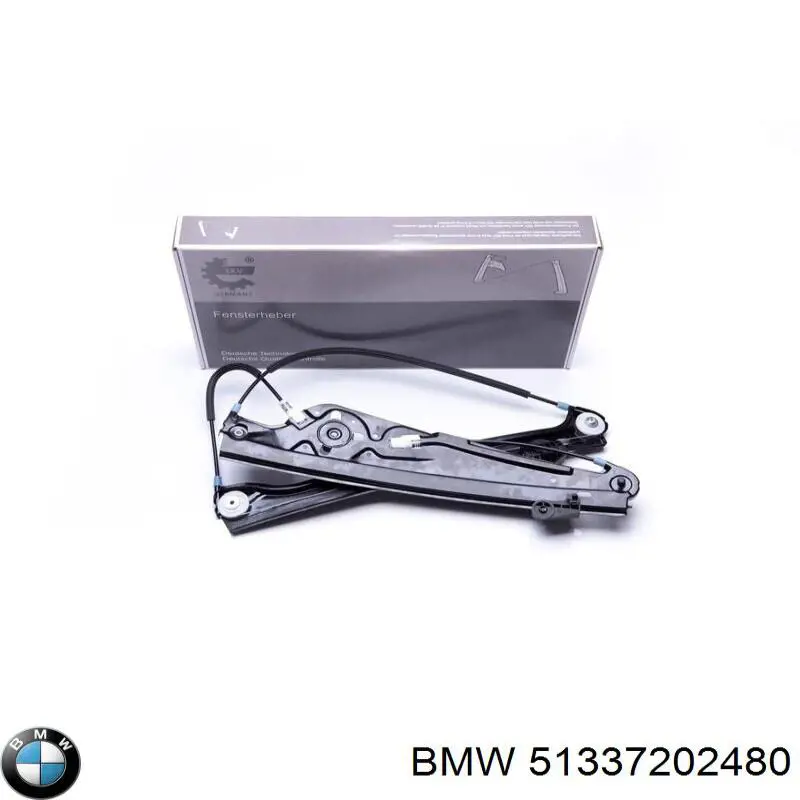 51337202480 BMW механізм склопідіймача двері передньої, правої