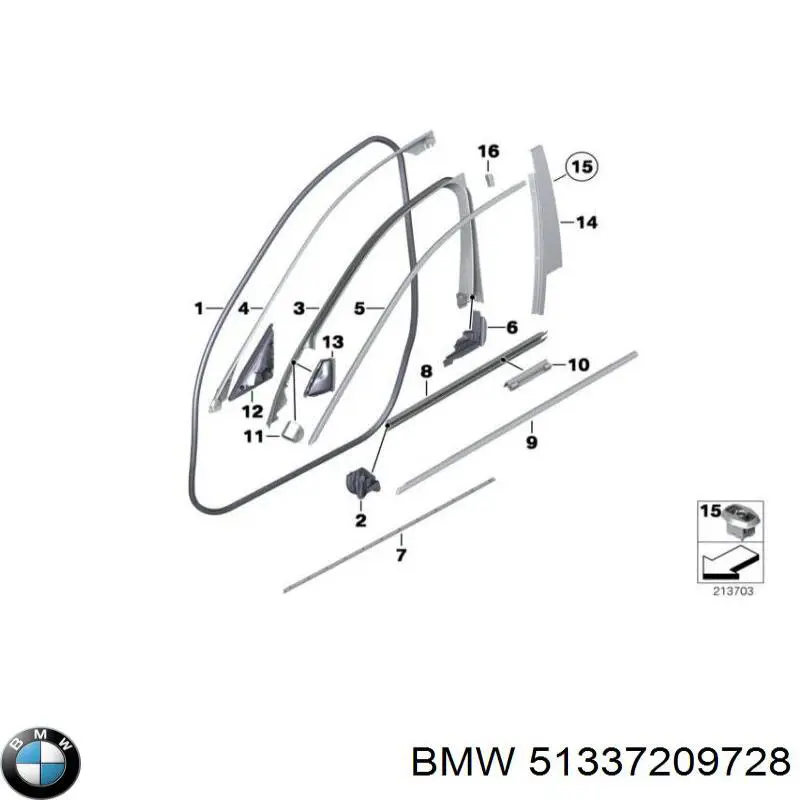  BMW 51337209728 ціна, від 8.20 USD