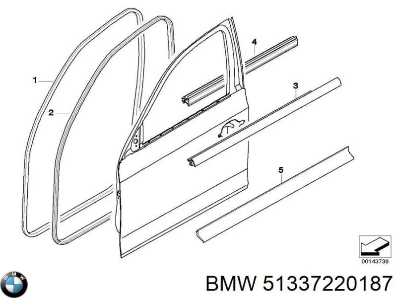  BMW 51337220187 ціна, від 294.76 USD