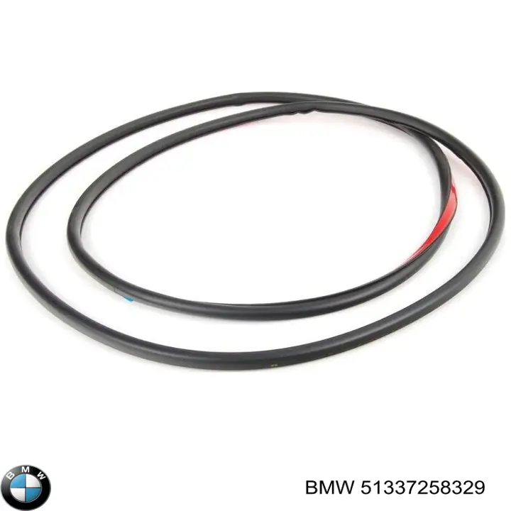 Ущільнювач двері передньої (на кузові) BMW 51337258329 ціна, від 41.53 USD