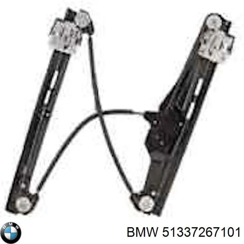 Склопідйомник з електродвигуном BMW 51337267101 ціна, від 28.96 USD