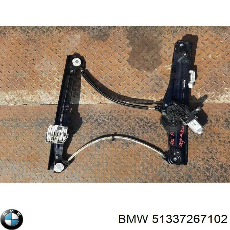 51337267102 BMW Склопідйомник (механізм переміщення скла)