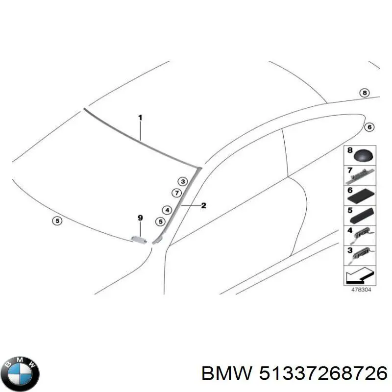  51337268726 BMW