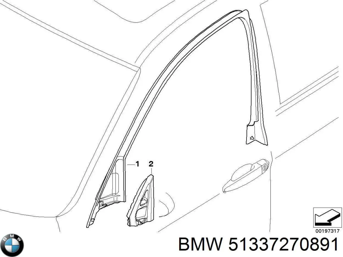  BMW 51337270891 ціна, від 144.62 USD