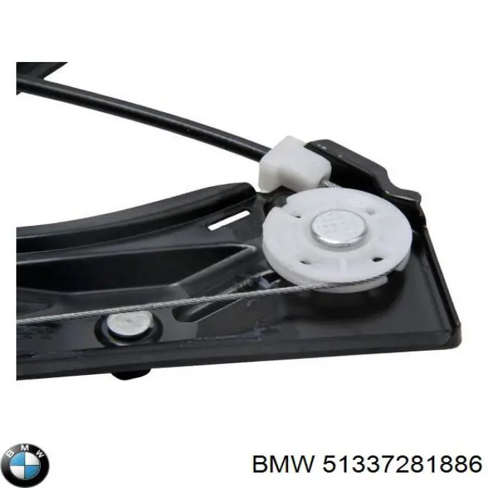 Механізм склопідіймача дверей передніх, правих BMW 51337281886 ціна, від 25.33 USD