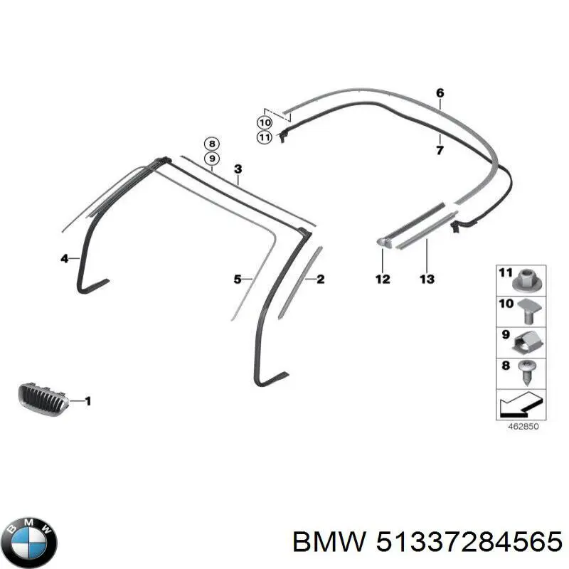  BMW 51337284565 ціна, від 99.07 USD