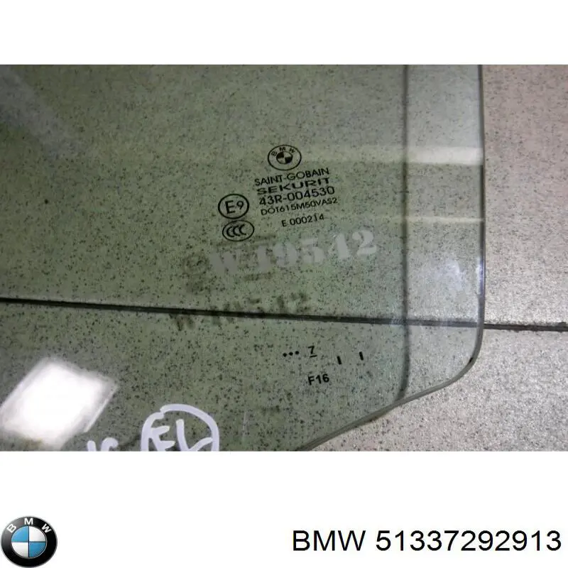 Купити 51337292913 BMW Скло та ущільнювачі скла вітрового правого/лівого