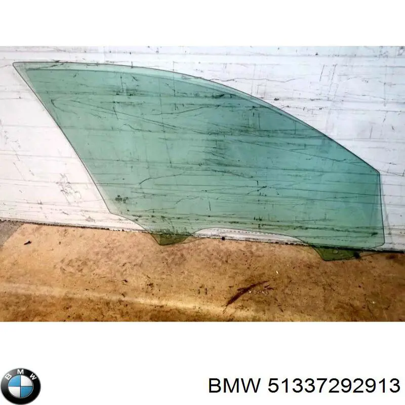 Скло передніх дверей, лівою 51337292913 BMW