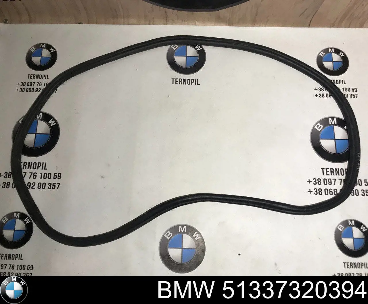 Ущільнювач двері передньої лівої (на двері) BMW 51337320394 ціна, від 53.89 USD