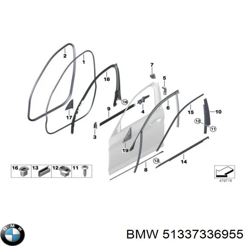  BMW 51337336955 ціна, від 69.68 USD