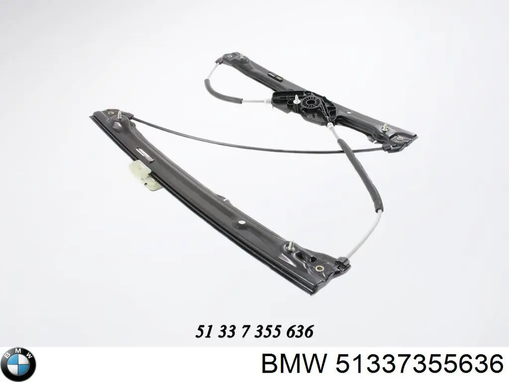 Механізм склопідіймача дверей передніх, правих BMW 51337355636 ціна, від 20.14 USD
