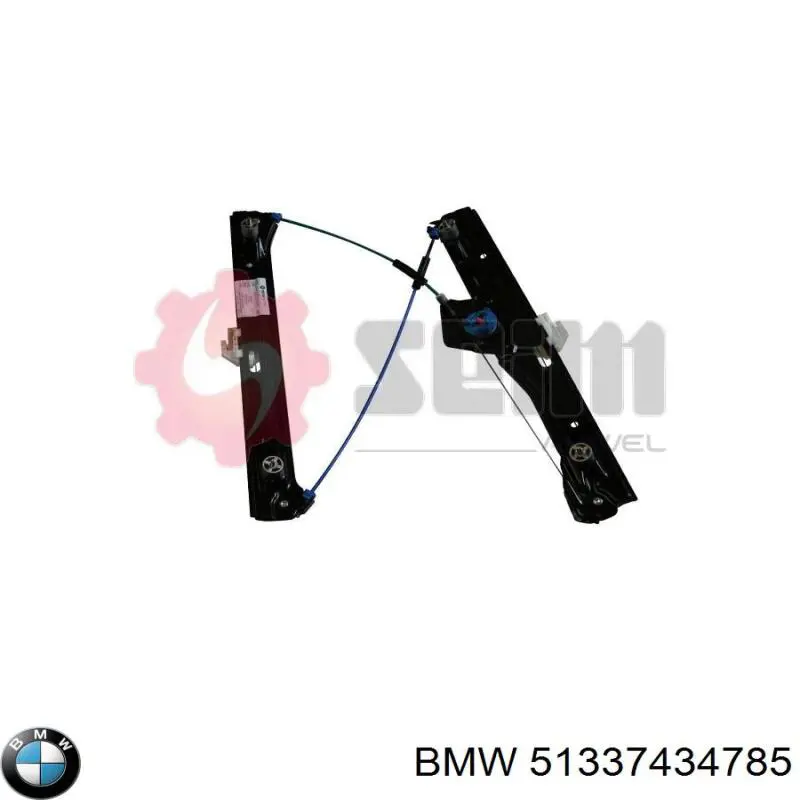 Склопідйомник з електродвигуном BMW 51337434785 ціна, від 25.33 USD