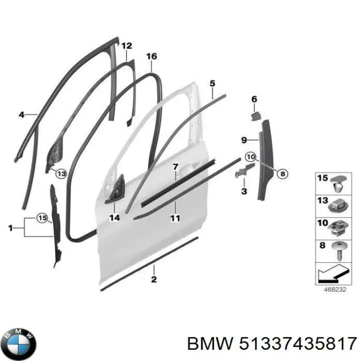  BMW 51337435817 ціна, від 109.77 USD