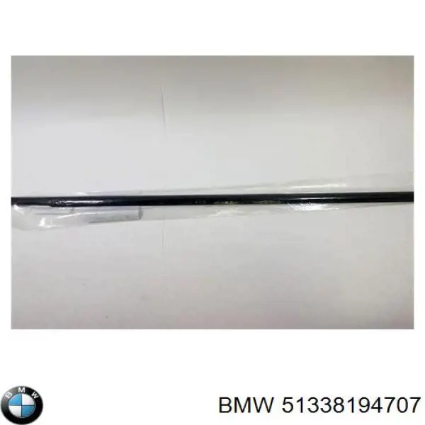51338194707 BMW молдинг опускного скла нижній, двері передньої, лівої