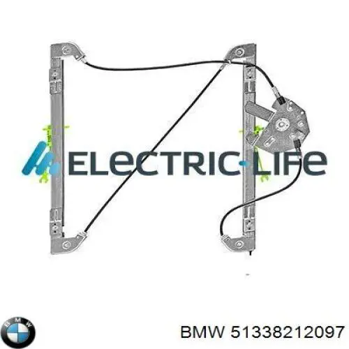 Купити 51338212097 BMW Механізм стеклопідйомника водійських дверей