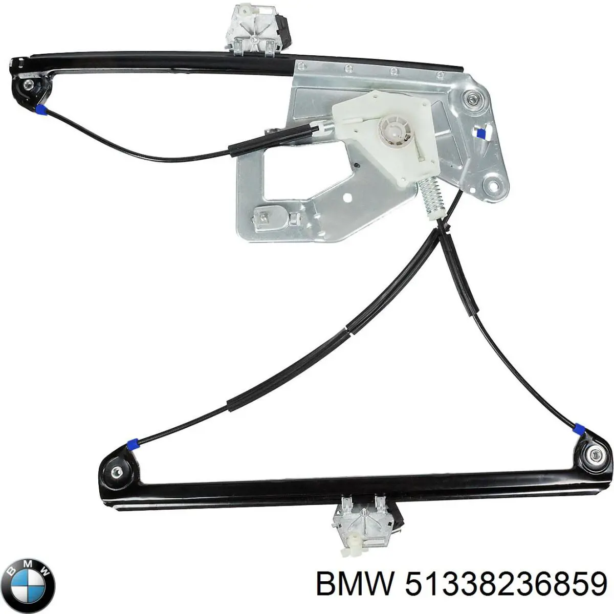 Склопідйомник передньої лівої двері 51338236859 BMW