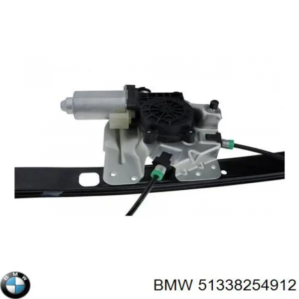 Механізм склопідіймача двері передньої, правої BMW 51338254912