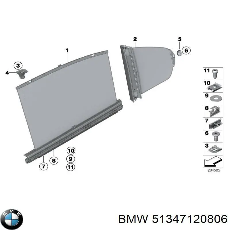 Купити 51347120806 BMW Тримач глушника задній