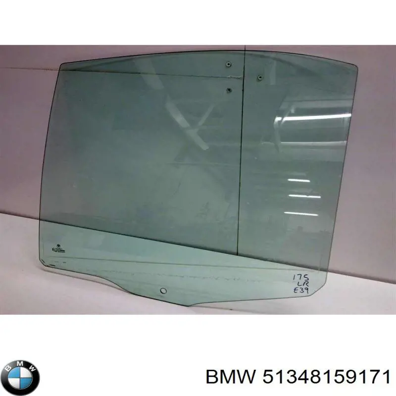 51348159171 BMW Скло задніх дверей, лівих