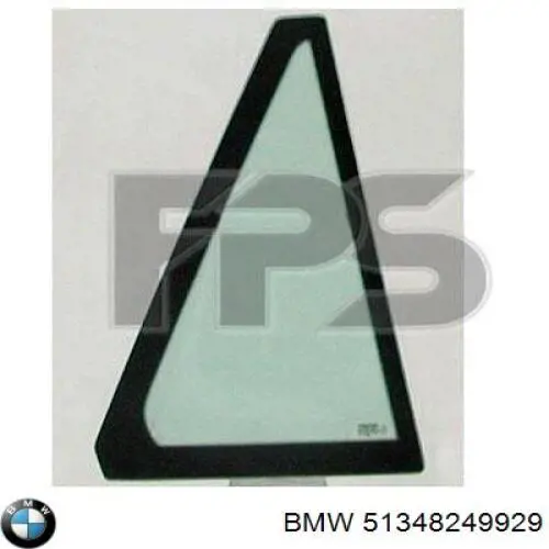 Купити 51348249929 BMW Скло-кватирка двері, задньої, лівої