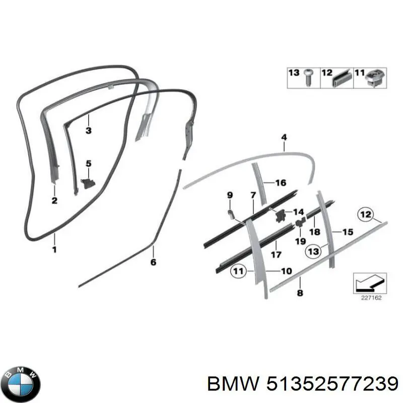  BMW 51357242479 ціна, від 12.74 USD