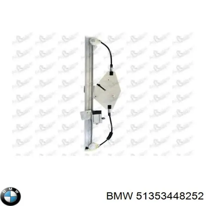 51353448252 BMW механізм склопідіймача двері задньої, правої