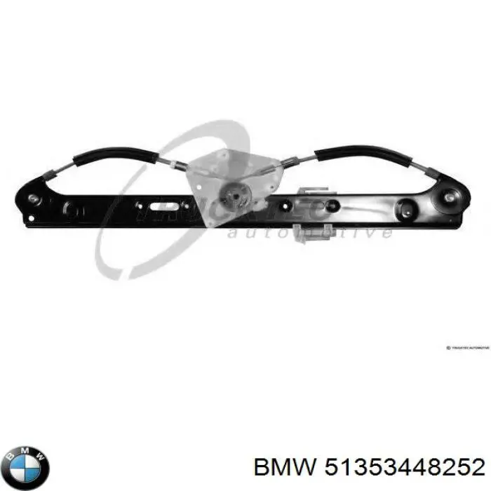 Механізм склопідйомника двері задньої, правої BMW 51333448252 ціна, від 29.57 USD