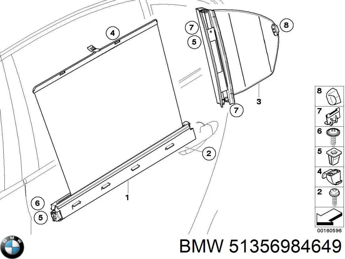  BMW 51356984649 ціна, від 306.41 USD