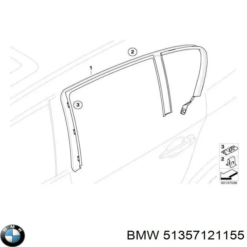  BMW 51357121155 ціна, від 12.67 USD