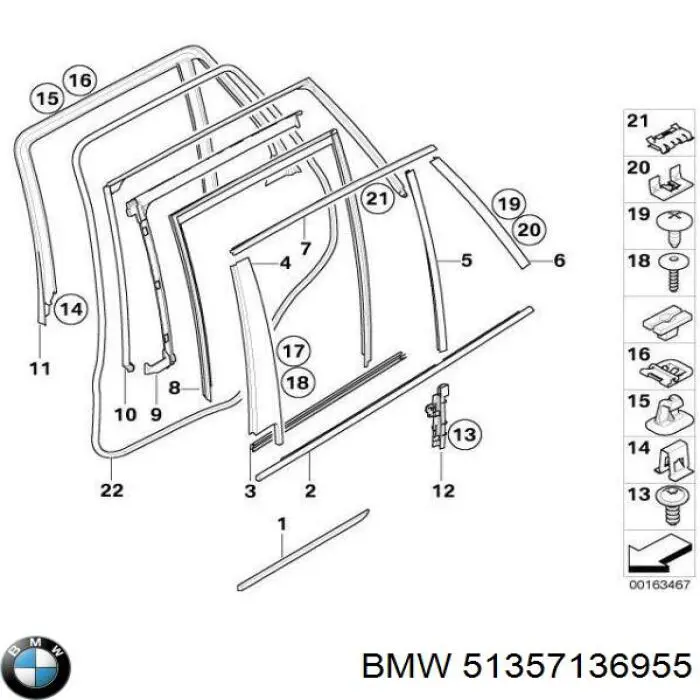 51357136955 BMW 