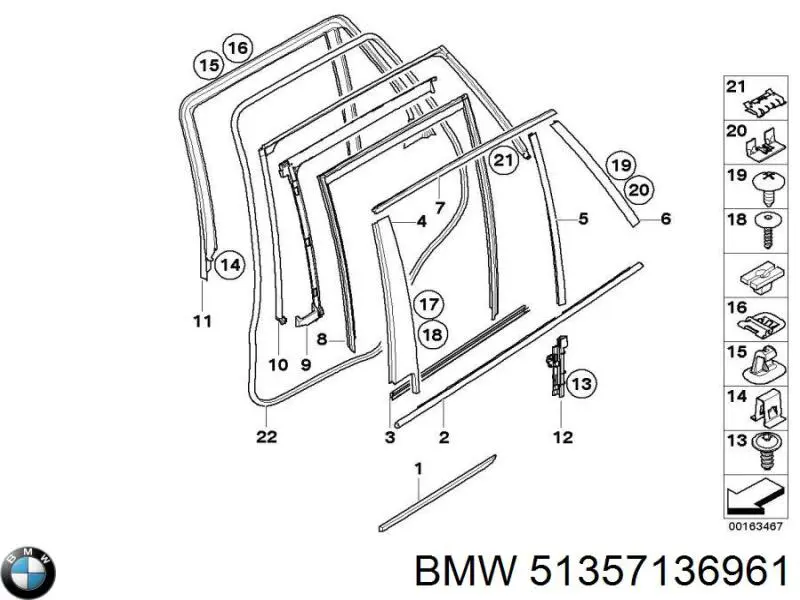  BMW 51357136961 ціна, від 11.40 USD