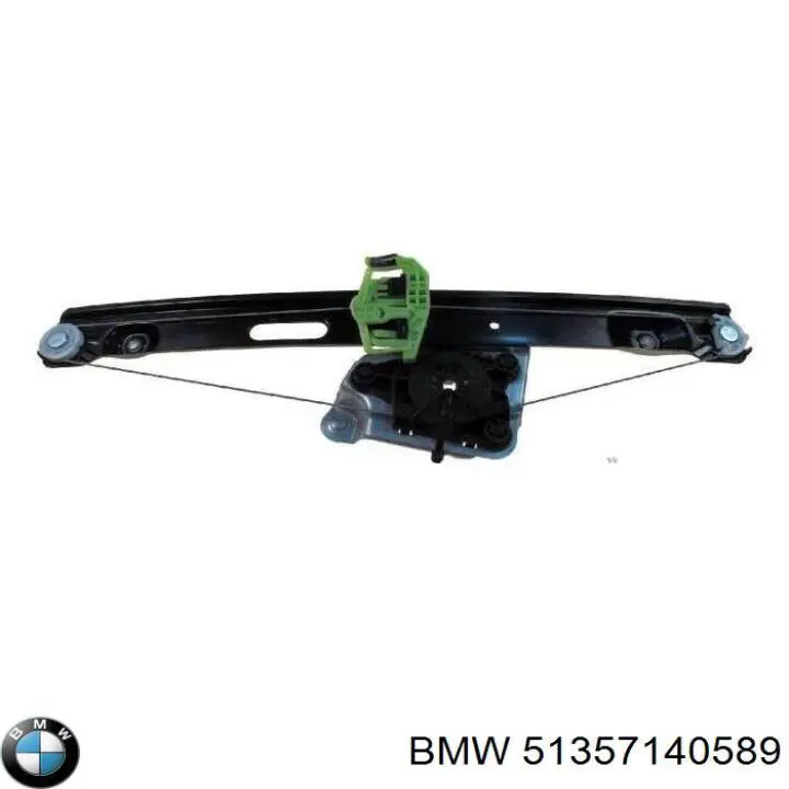 51357140589 BMW Механізм склопідйомника двері задньої, лівої
