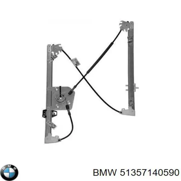 Механізм склопідіймача двері задньої, правої 51357140590 BMW