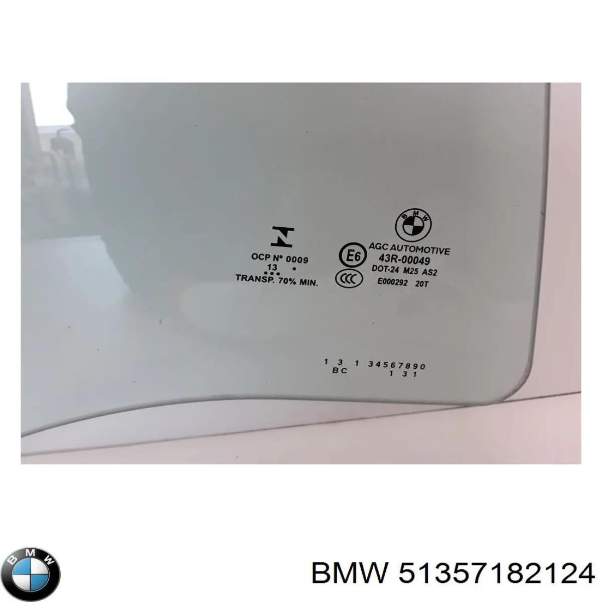 Скло заднє праве BMW 51357182124 ціна, від 12.70 USD