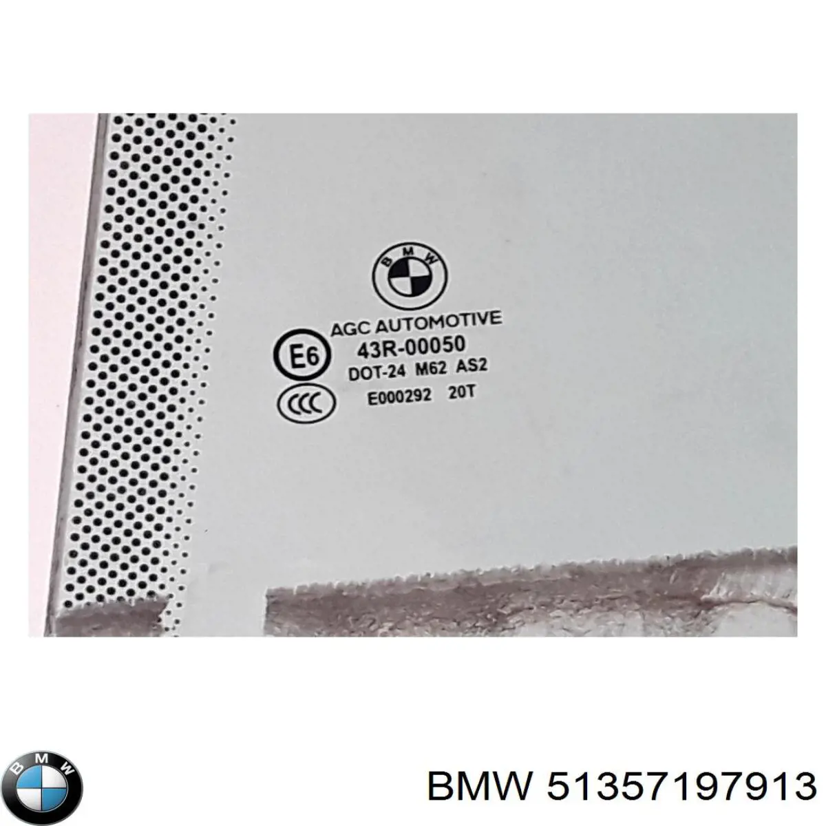 Скло задньої двері лівої BMW 51357197913 ціна, від 28.12 USD