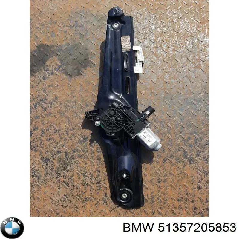 7258535 BMW Механізм стеклопод'емника двері задньої, лівої