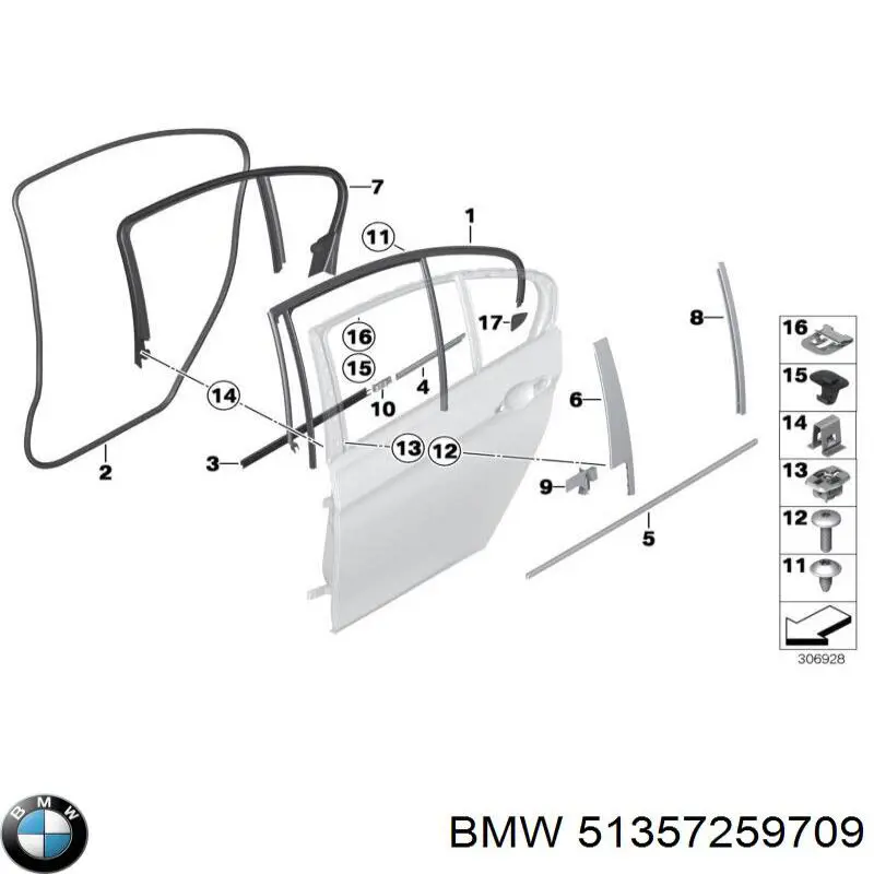  BMW 51357259709 ціна, від 6.33 USD