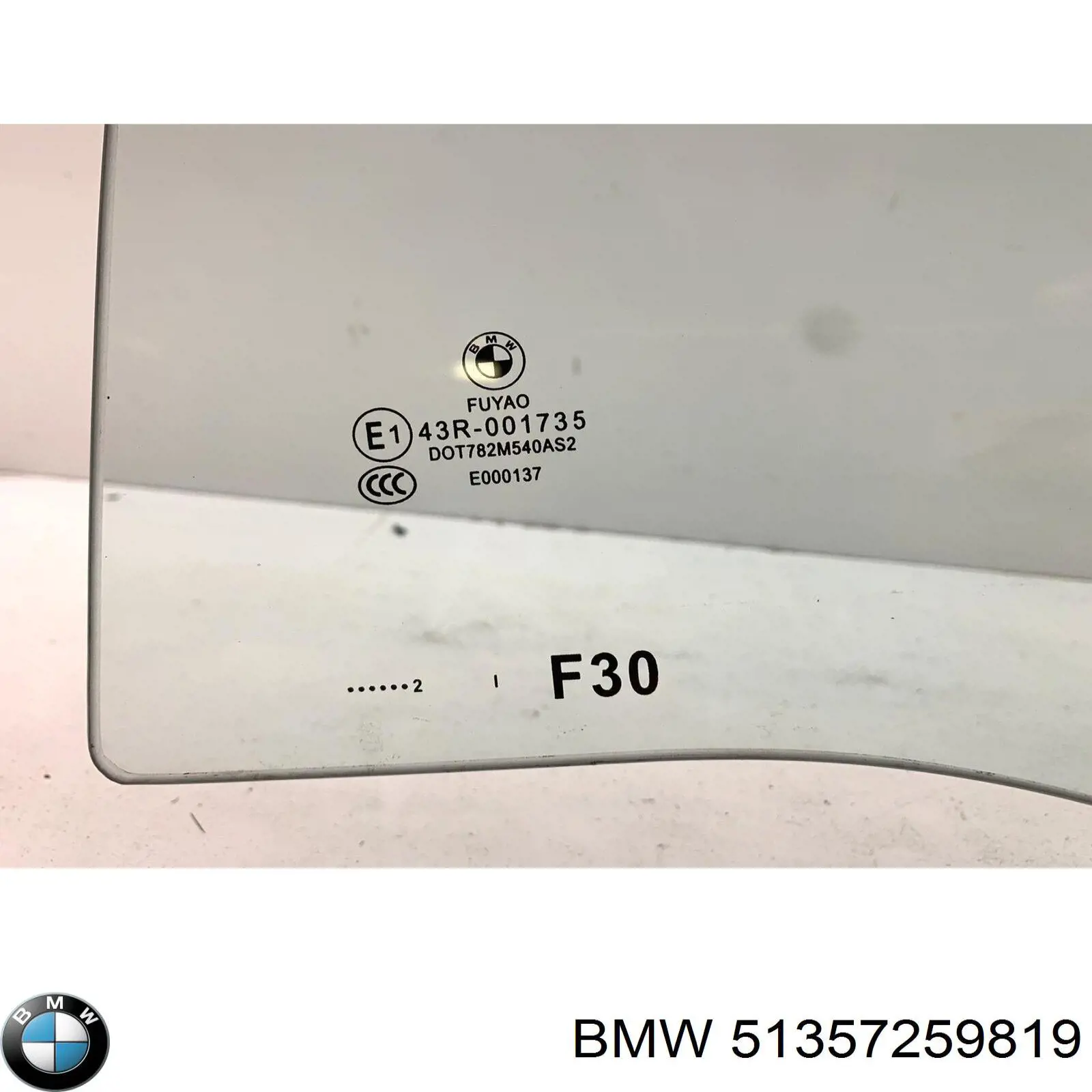 Купити 51357259819 BMW Скло задньої двері лівої
