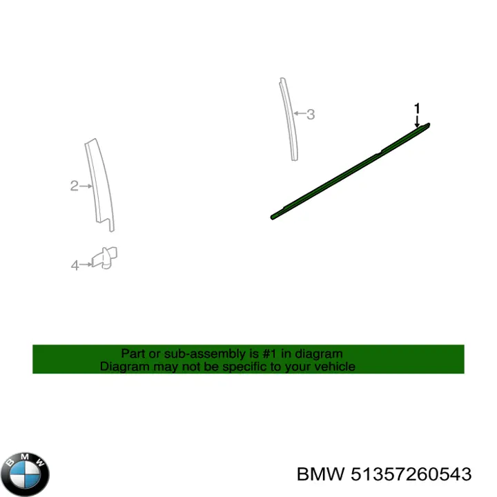 51357260543 BMW 