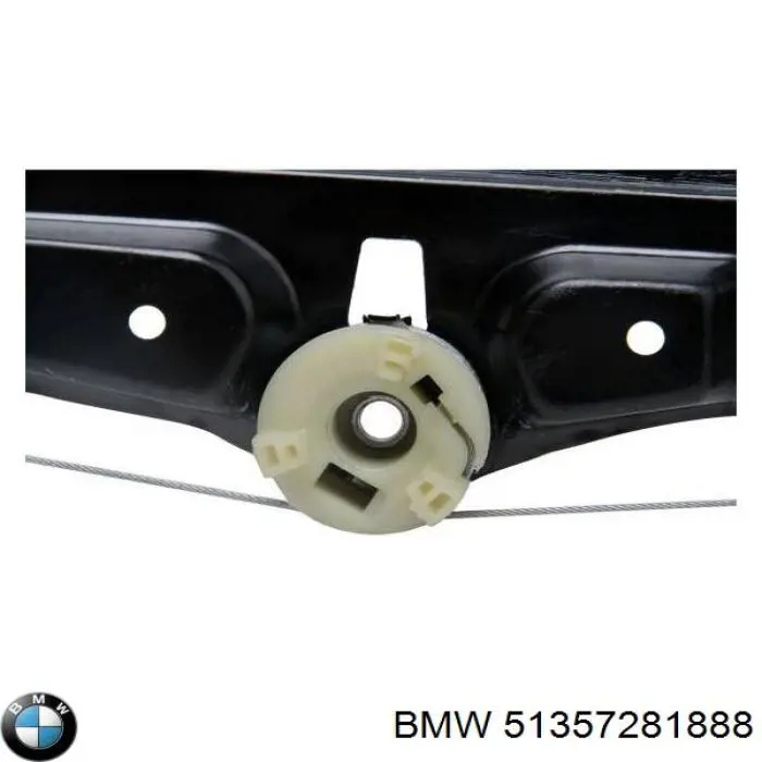 51357281888 BMW Склопідйомник задніх правих дверей