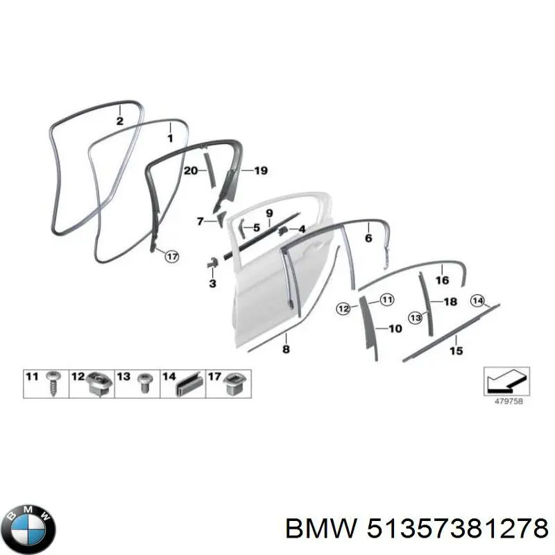 51357381282 BMW 