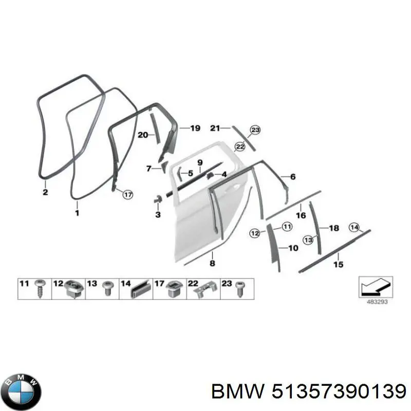  BMW 51357390139 ціна, від 7.32 USD