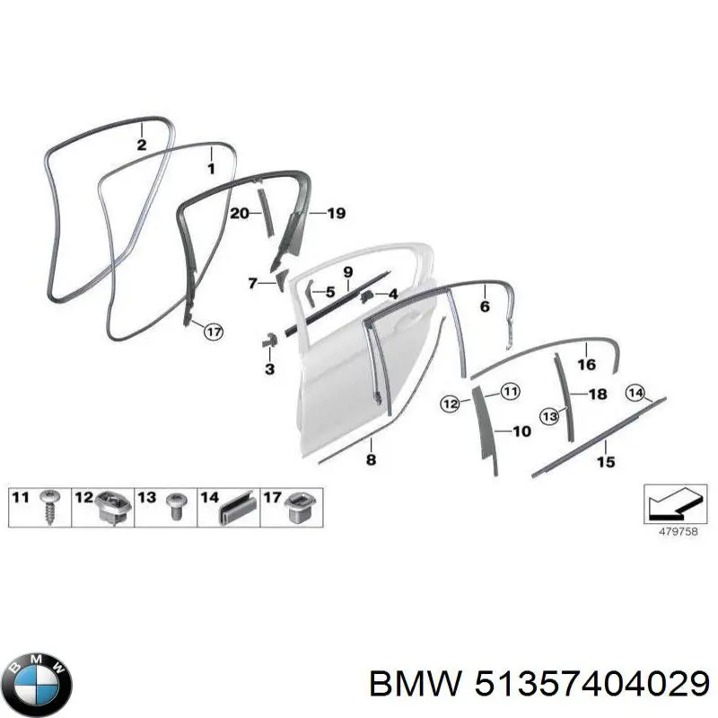  BMW 51357404029 ціна, від 33.86 USD