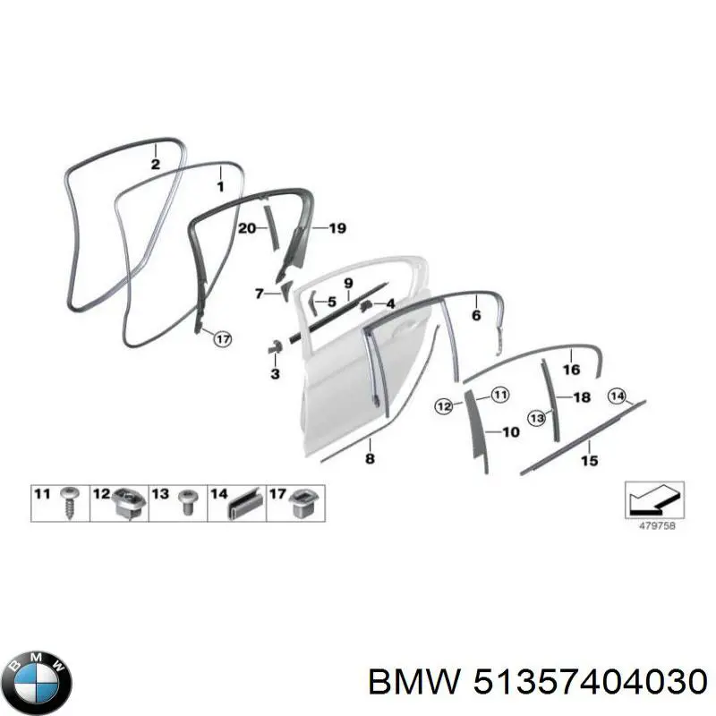  51357404030 BMW