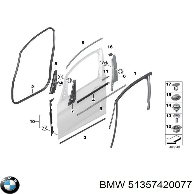 Купити 51357420077 BMW 