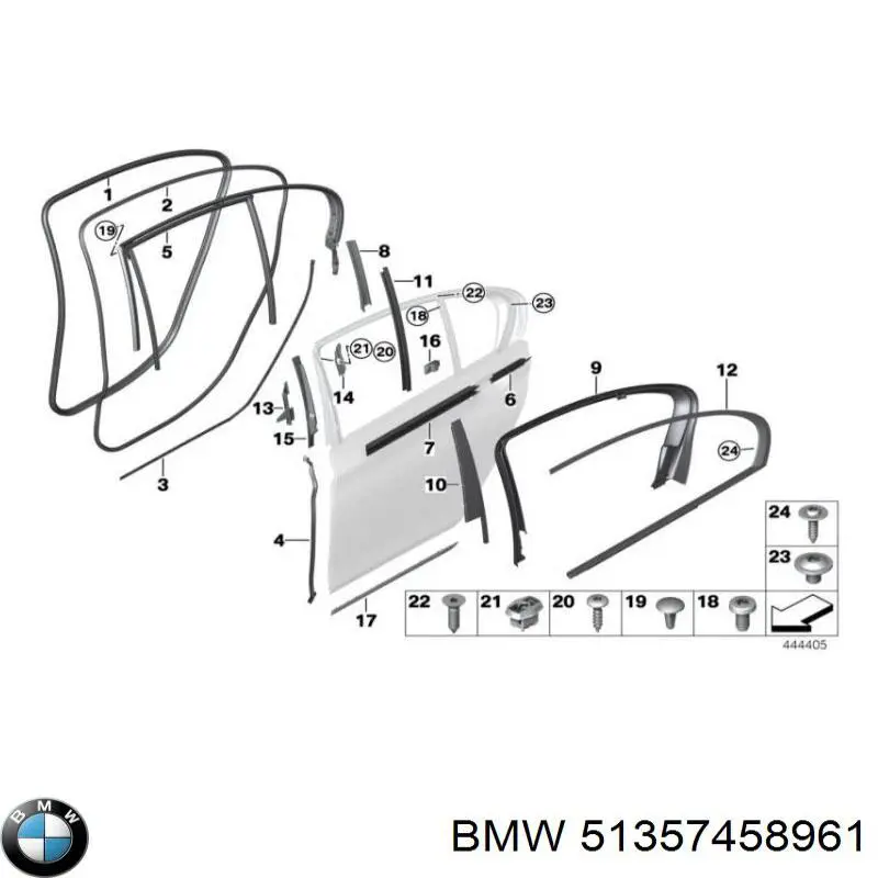  51357458961 BMW