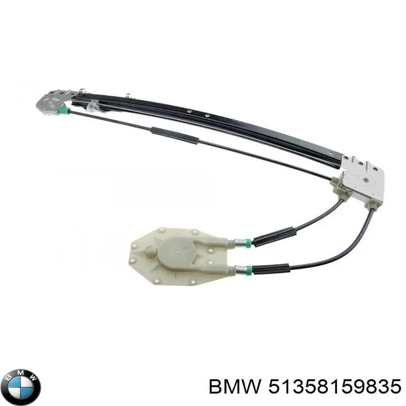 Механізм стеклопод'емника двері задньої, лівої BMW 51358159835 ціна, від 24.65 USD