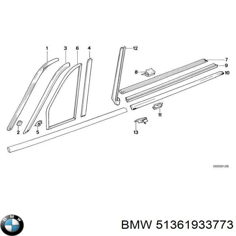  BMW 51361933773 ціна, від 124.25 USD