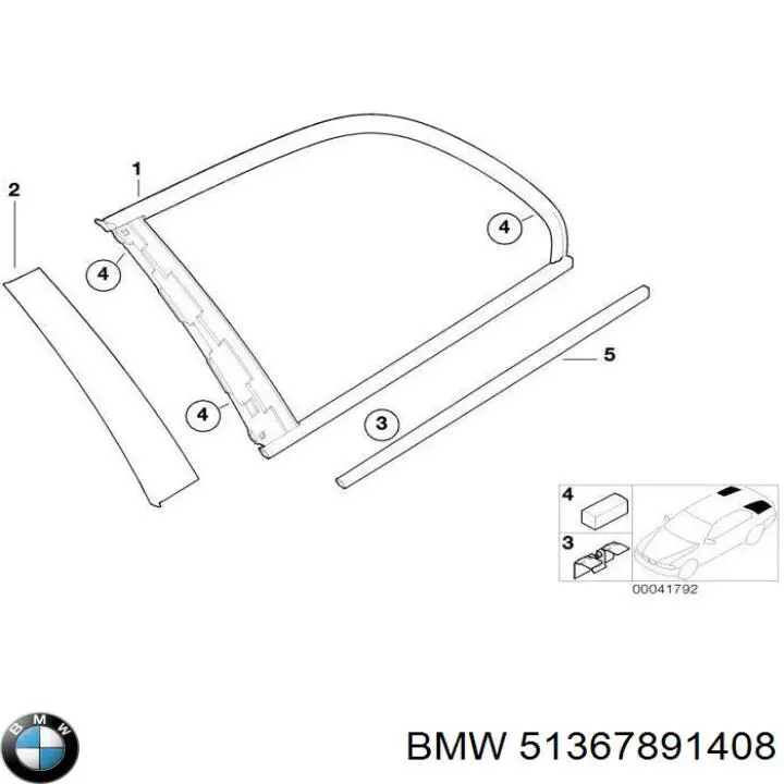 Купити 51367891408 BMW 
