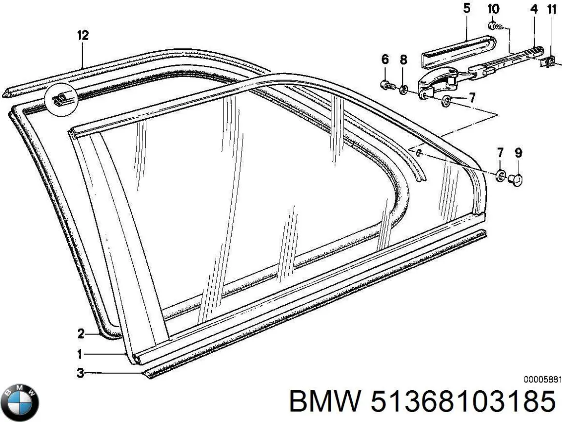  BMW 51368103185 ціна, від 401.49 USD